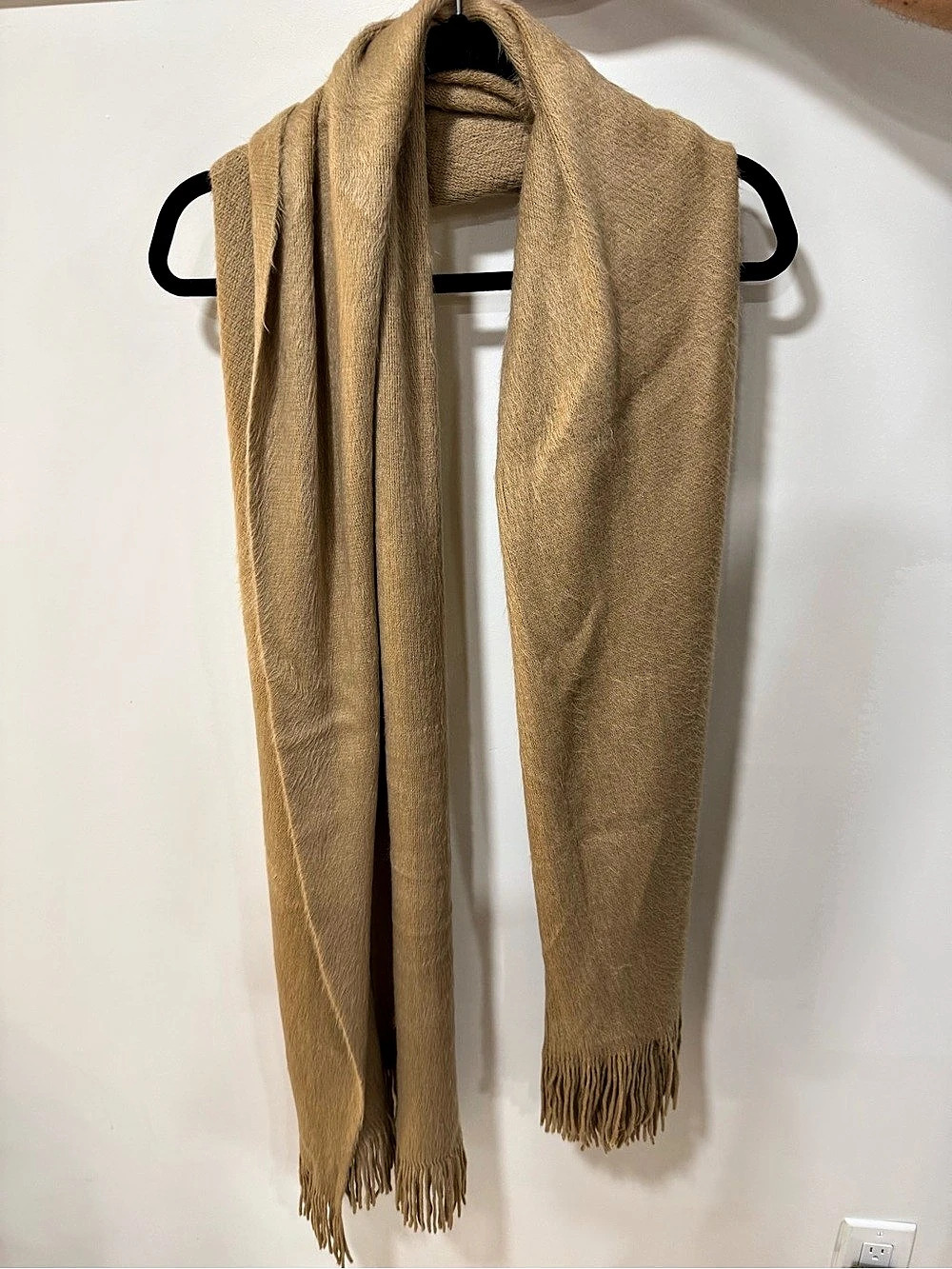 Brown Fringe Scarf